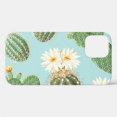 サボテン、ピンク色の花：ライトデコール Case-Mate iPhoneケース (裏面 (横))