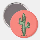 サボテン マグネット (正面/裏面)