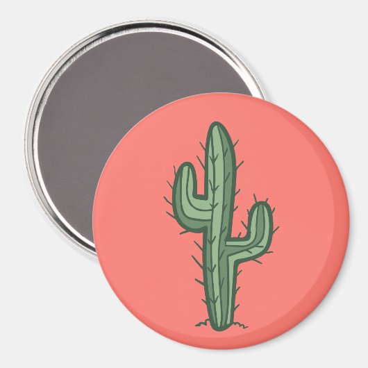 サボテン マグネット (正面/裏面)
