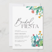 サボテン・メキシカンフィエスタブライダルシャワー招待 招待状 (正面)