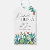 サボテン メキシコンフィエスタ ブライダルシャワー ギフトタグ (正面)