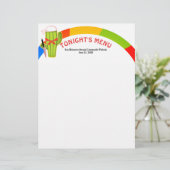 サボテン・メキシコ料理ケータリングメニューレターヘッド (スタンド正面)