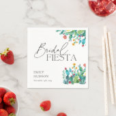 サボテン メキシコ フィエスタ ブライダル シャワー スタンダードカクテルナプキン (インサイチュ)