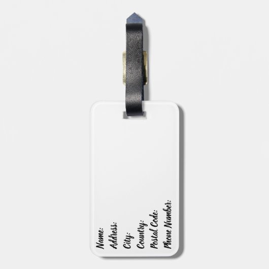 サボテン ラゲッジタグ (裏面縦)