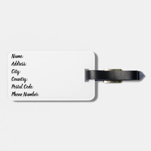 サボテン ラゲッジタグ (裏面横)