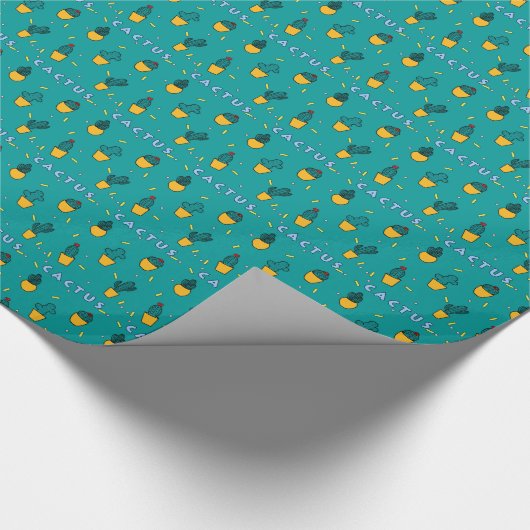 サボテン ラッピングペーパー (角)
