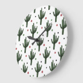 サボテン ラージ壁時計 (傾斜)