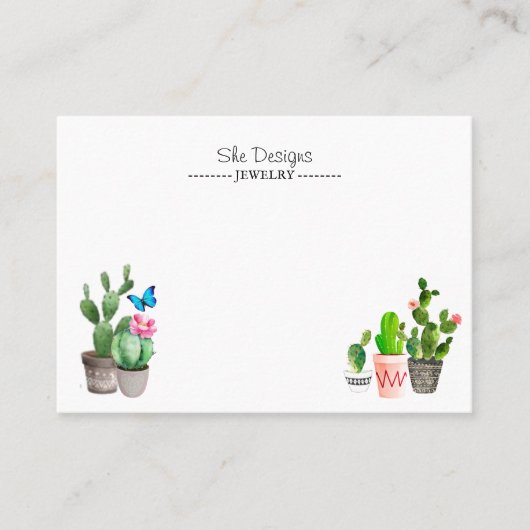 サボテン 名刺 (正面)