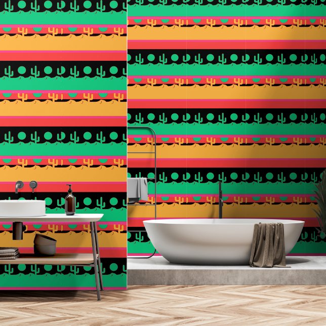 サボテン 壁紙 (浴室)