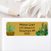 サボテン、多肉株、差出人、狡猾、返品ラベル ラベル (インサイチュ)