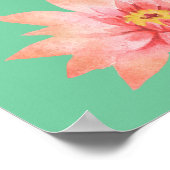 サボテン、多肉類、サボテン花、アレンジメント ポスター (角)