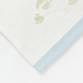 サボテン、水彩 フリースブランケット (角)