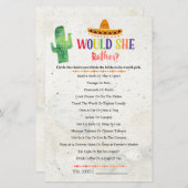 サボテン 花嫁のための選択 ブライダルシャワーゲーム (正面/裏面)