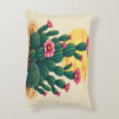 サボテン（花） アクセントクッション (裏面(縦))