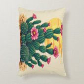 サボテン（花） アクセントクッション (正面(垂直))