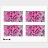 サボテン 長方形シール (シート)