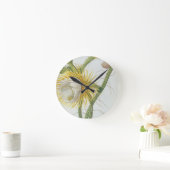 サボテン： Cereus, Trew's Plantae Selectae' 175 ラウンド壁時計 (ホーム)