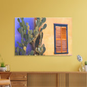 サボテン (Opuntia dejecta) と キャンバスプリント (インサイチュ (リビング))