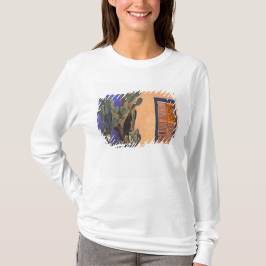 サボテン (Opuntia dejecta) と Tシャツ (正面)