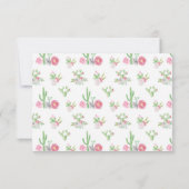 サボテン RSVP ウェディング フィエスタ レスポンス カード サボテン (裏面)