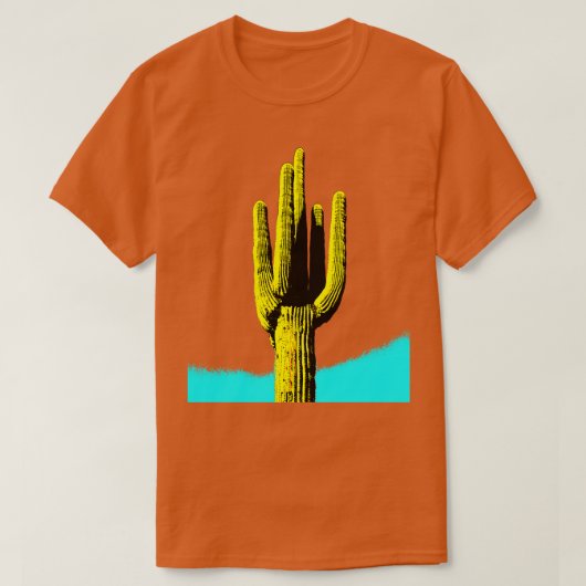 サボテン Tシャツ (デザイン正面)