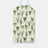 サボテンFiestaベビーシャワーギフトラベル ギフトタグ (裏面)