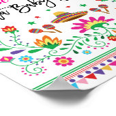 サボテンFiestaベビーシャワー歓迎ポスターデコール ポスター (角)