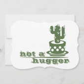 サボテンNot a huggerサボテンおもしろいことわざ (裏面)