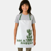 サボテンNot a huggerサボテンおもしろいことわざ エプロン (インサイチュ)