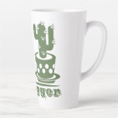 サボテンNot a huggerサボテンおもしろいことわざ カフェラテマグ (右)