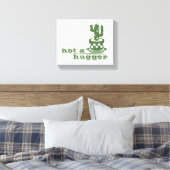 サボテンNot a huggerサボテンおもしろいことわざ キャンバスプリント (インサイチュ (寝室))