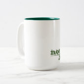 サボテンNot a huggerサボテンおもしろいことわざ ツートーンマグカップ (正面左)