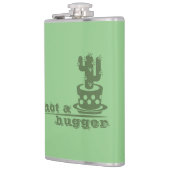 サボテンNot a huggerサボテンおもしろいことわざ フラスク (左)