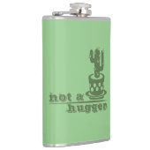 サボテンNot a huggerサボテンおもしろいことわざ フラスク (右)