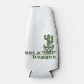 サボテンNot a huggerサボテンおもしろいことわざ ボトルクーラー (正面)