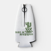 サボテンNot a huggerサボテンおもしろいことわざ ボトルクーラー (裏面)