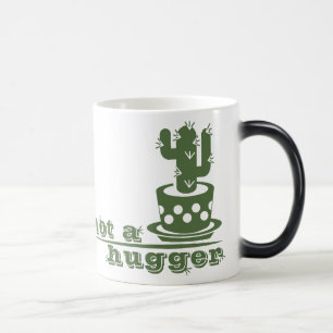 サボテンNot a huggerサボテンおもしろいことわざ モーフィングマグカップ