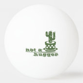 サボテンNot a huggerサボテンおもしろいことわざ 卓球ボール (裏面)