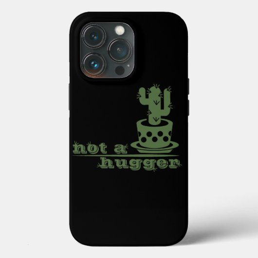 サボテンNot a huggerサボテンおもしろいことわざ Case-Mate iPhoneケース (裏面)
