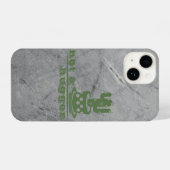 サボテンNot a huggerサボテンおもしろいことわざ iPhoneケース (裏面横)