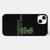サボテンNot a huggerサボテンおもしろいことわざ iPhoneケース (裏面横)