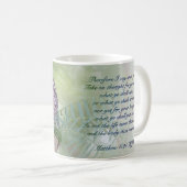 サボテンWren Matthew 6:25 KJV コーヒーマグカップ (正面右)