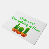 サボテ素晴らしスのドアマット ドアマット (アングル)