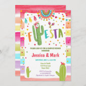 サボフィエスタメキシコカップルシャワー招待状 招待状 (正面/裏面)