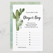 サボホワイトフラワーズタコブロラブオムツバッグ (正面/裏面)