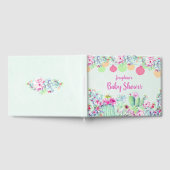 サボランタンフィエスタサキュラーズベビーシャワー ゲストブック (全面)