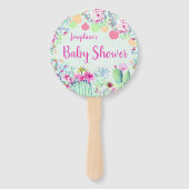 サボランタンフィエスタサキュラーズベビーシャワー ハンドファン (正面)