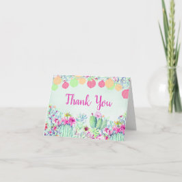 サボランタンフィエスタサキュリカントウォーター結婚カラーの サンキューカード