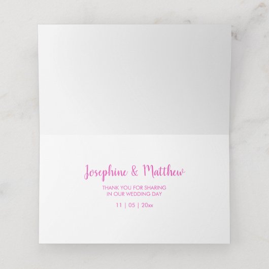 サボランタンフィエスタサキュレンス結婚ズ プレイスカード (内部開封)