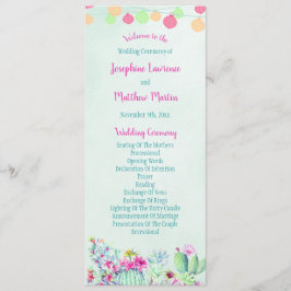 サボランタンフィエスタスキュリカンス結婚式 プログラム